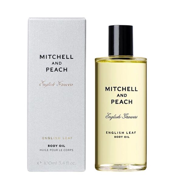 NIB Mitchell and Peach Eglish Leaf Body Oil - 100ML / 3.4 fl oz  ***Item: C5 - Picture 1 of 5